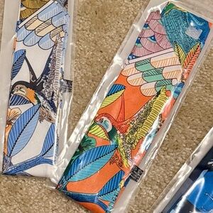 Colorful Bird Print Scarves